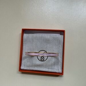 Hermes yellow gold plated Uni Bangle